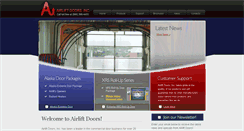 Desktop Screenshot of airliftdoors.com